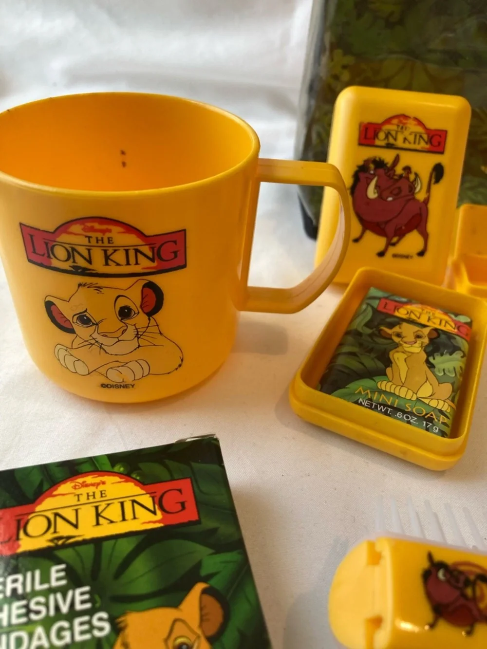 Vintage Lion King Travel Bag Toiletries 90s Disney Memorabilia Simba Pumba Timon
